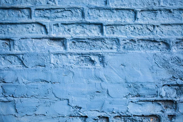 Mavi eski tuğla duvar