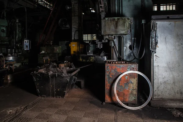 Το παλιό σοβιετικό βιομηχανική εσωτερικό — Φωτογραφία Αρχείου