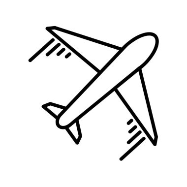 İkonum. Turizm tatil sembolü. Seyahat hisse senedi çizimi. Beyaz arka planda izole edilmiş. Vektör Eps10