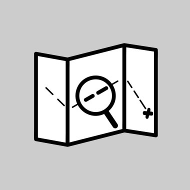 Coğrafi simgeler GPS 'i. Pin vektör stok çizimi izole edildi. eps10