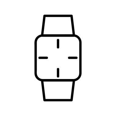 Simgeyi izle. Beyaz arka planda izole edilmiş. Basit düz vektör. Eps10 sembolü