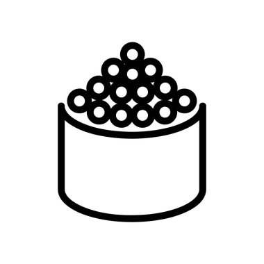 Pasta yassı simgesi. Ağ için piktogram. Çizgi vuruş. Beyaz arka planda izole edilmiş. Vektör Eps10