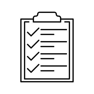 Pano simgesi. Ağ için düz resim. Çizgi vuruş. Beyaz arkaplanda izole edilmiş basit ped sembolü. Taslak vektör eps10