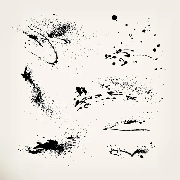 Peinture en aérosol noir — Image vectorielle
