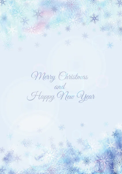 メリー クリスマスと幸せな新年のカード デザイン. — ストックベクタ
