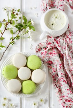 vanilya ve fıstık acıbadem kurabiyesi