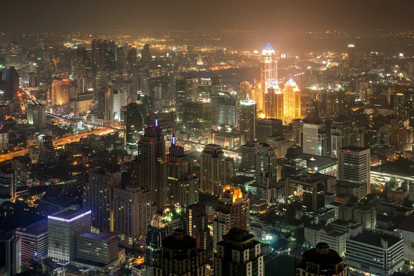 Centro di Bangkok di notte — Foto Stock