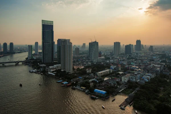 Bangkok e il fiume — Foto Stock