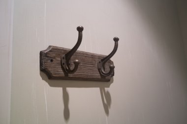 eski kanca Raf duvara bağlı