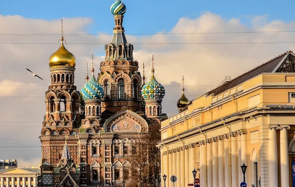 Widok na St. Petersburg — Zdjęcie stockowe