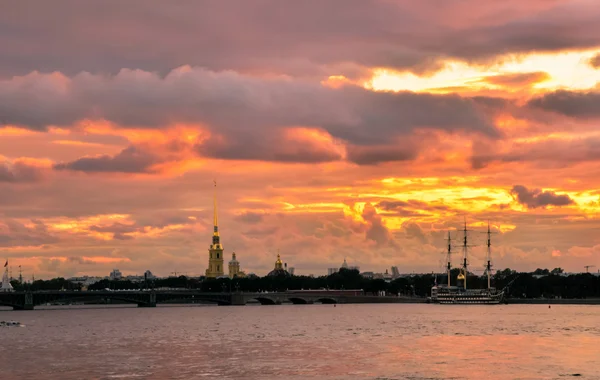 Utsikt över St Petersburg — Stockfoto