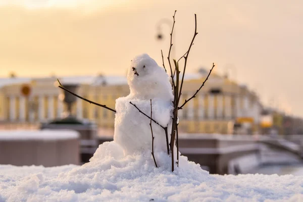 Inverno e neve em São Petersburgh — Fotografia de Stock