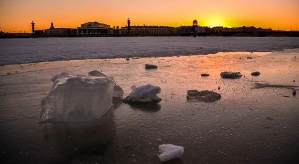 Winter and snow in Saint Petersburgh — Stock Photo, Image