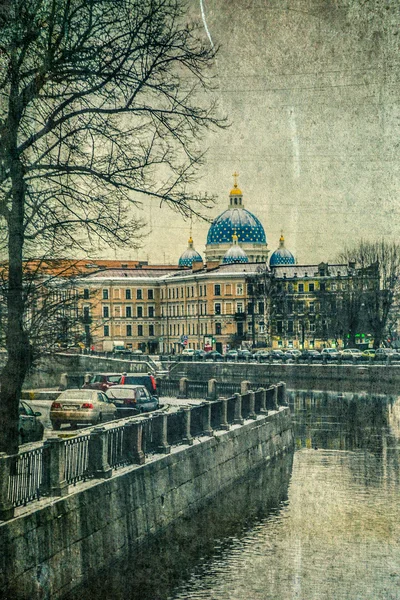 Зима в Санкт-Петербурге — стоковое фото