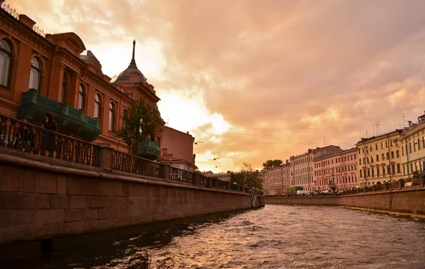 A kilátás a St. Petersburg — Stock Fotó