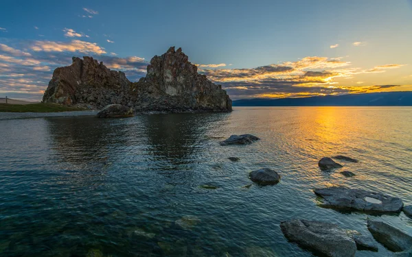 Přírodní jezera Bajkal Stock Obrázky