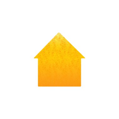 Eski püskü altın ev logo