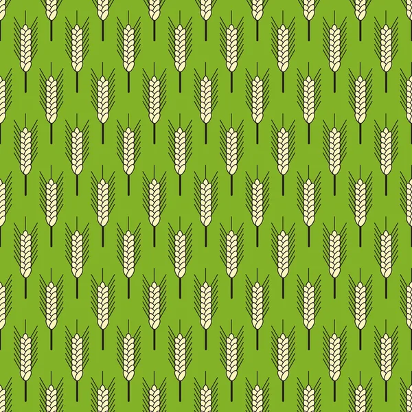 Wheat seamless pattern — Stock Vector