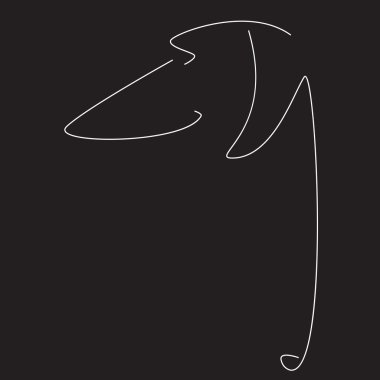 Dachshund stilize görüntü