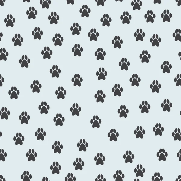 Paw print pattern — Stock Vector