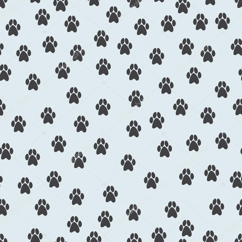 Paw print pattern