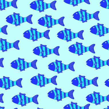 Desen renkli balık ile