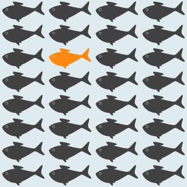 arka plan ile goldfish