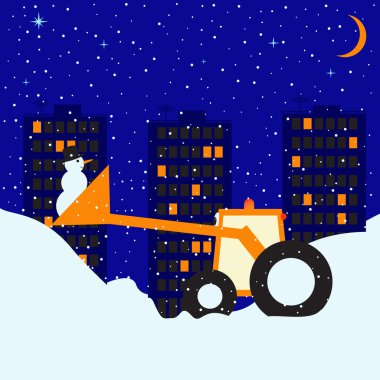 karlı gece