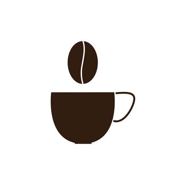 Modèle de logo tasse de café — Image vectorielle