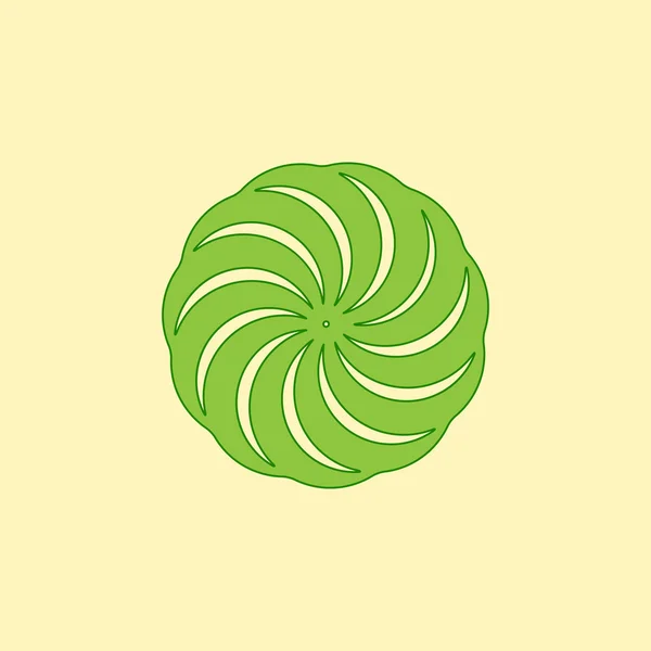 Logotipo ecológico abstracto — Archivo Imágenes Vectoriales