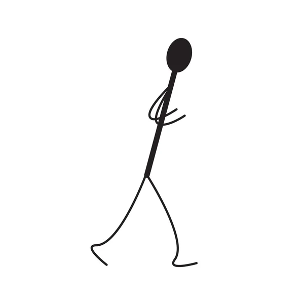 Icono del Hombre Corriendo — Archivo Imágenes Vectoriales