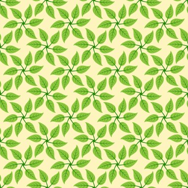 Yel değirmeni yaprakları desen