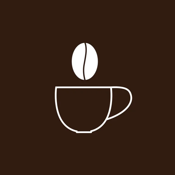 Tasse de café et de céréales — Image vectorielle