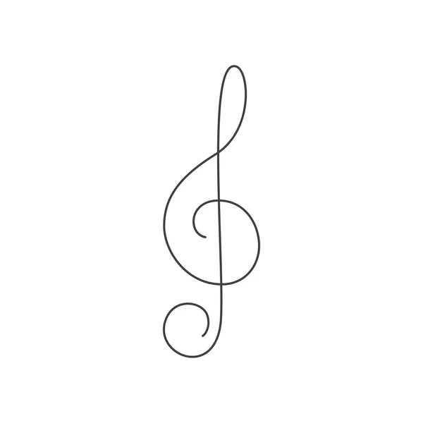 Treble Clef — стоковий вектор