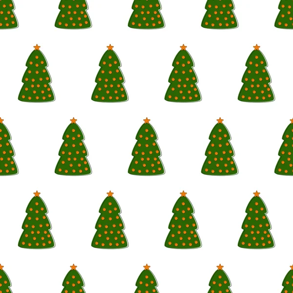 Fondo con árbol de Navidad — Vector de stock