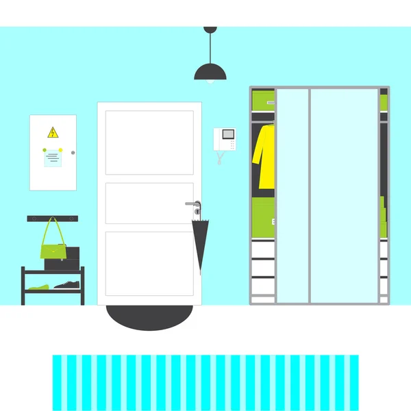 Hall interior — Stock Illustration Hall interior Royalty Free Stock Illustrations
