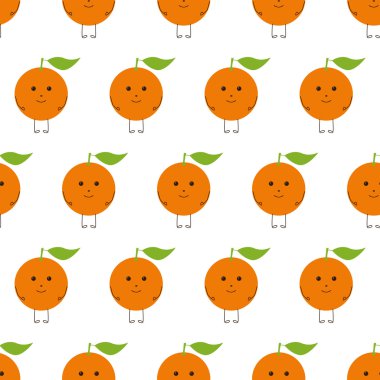 Turuncu karakter deseni