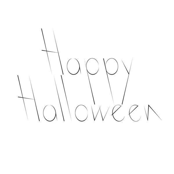 Happy halloween bokstäver — Stock vektor