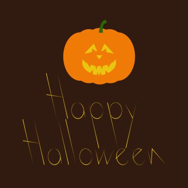 Mutlu Cadılar Bayramı tebrik kartı