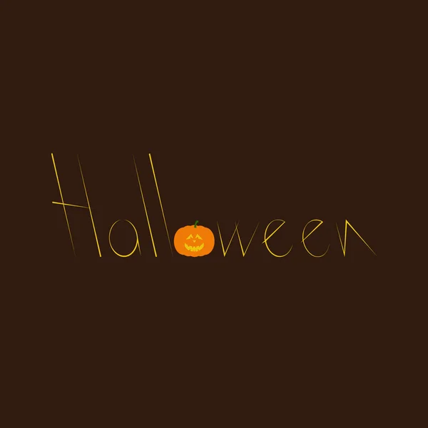 Letras de Halloween — Vector de stock