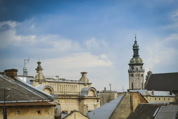 Vista del antiguo Lviv — Foto de Stock