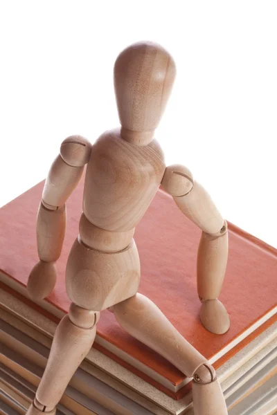 Wooden mannequin man from Ikea gestalta. Stock Image