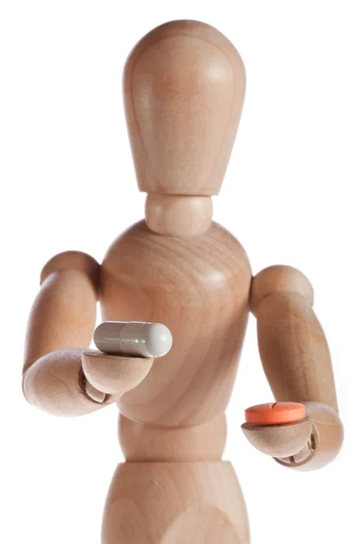 Muñeca de madera o maniquí hombre de Ikea gestalta . — Foto de Stock