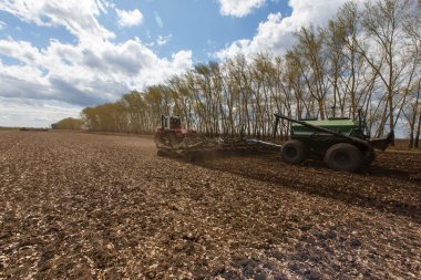 Buğday Tarlasında Hasat Birleşimi Çalışıyor