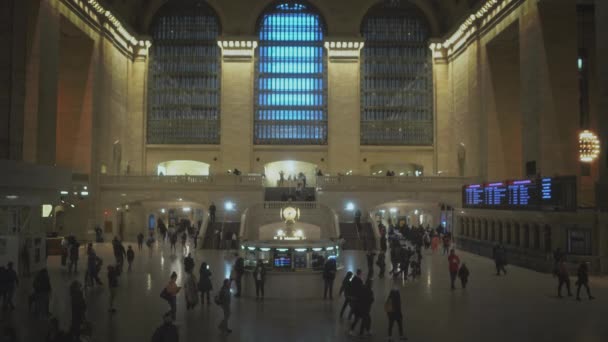 美国纽约州纽约市-- -- 2021年3月19日：纽约市大中央车站 — 图库视频影像