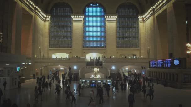 NEW YORK CITY, USA - 19.03,2021: Grand Central Station in New York City Day — Stock videók