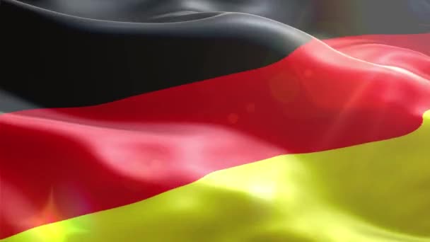 Bandera animada 3D de Germany — Vídeo de stock