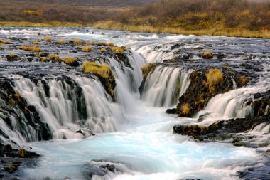 Bruarfoss şelaleler