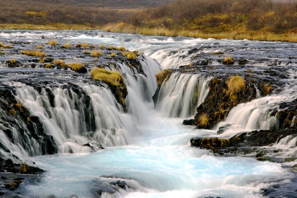 Bruarfoss wodospady — Zdjęcie stockowe