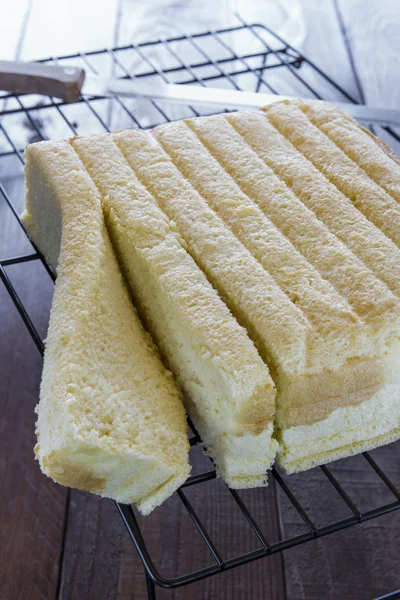 Pastel de vainilla suave — Foto de Stock